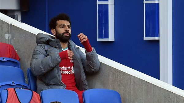 محمد صلاح على دكة بدلاء ليفربول أمام كريستال بالاس