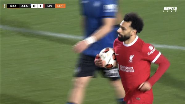 محمد صلاح يسجل أول أهداف ليفربول في شباك أتالانتا